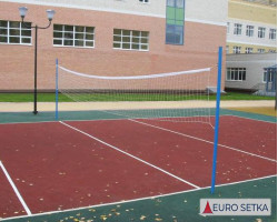 Сетка волейбольная Д 2 мм 1.0х9.5 м (обшита 1 сторона)